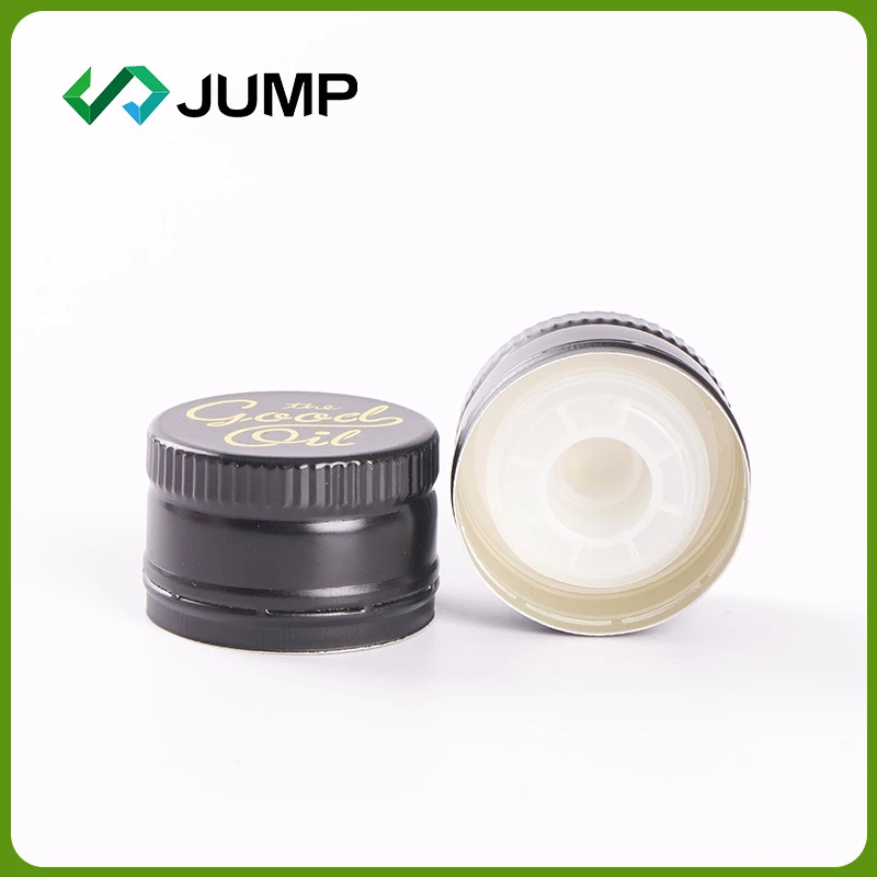 Tapones de plástico de aluminio-de 35,5 mm para aceite de oliva